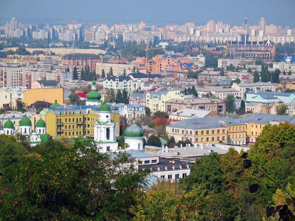 Image - Kyiv: the panorama of the Podil district.